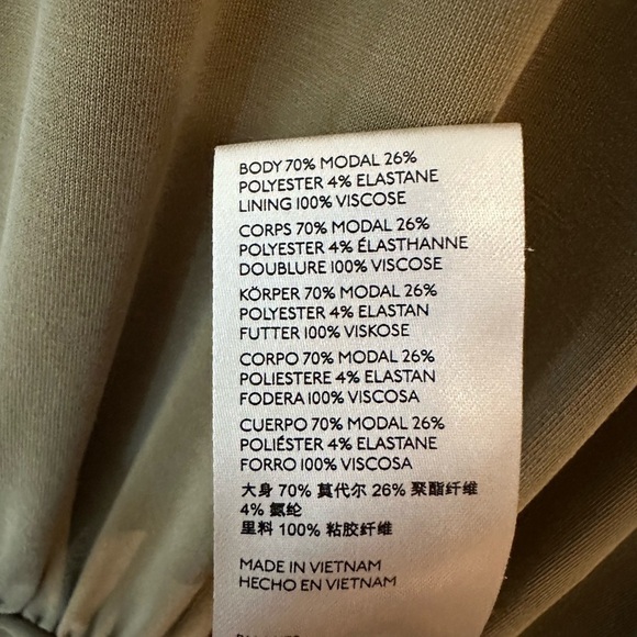 Anthropologie Women’s Ruched Maxi dress Green Medium - Picture 8 of 8